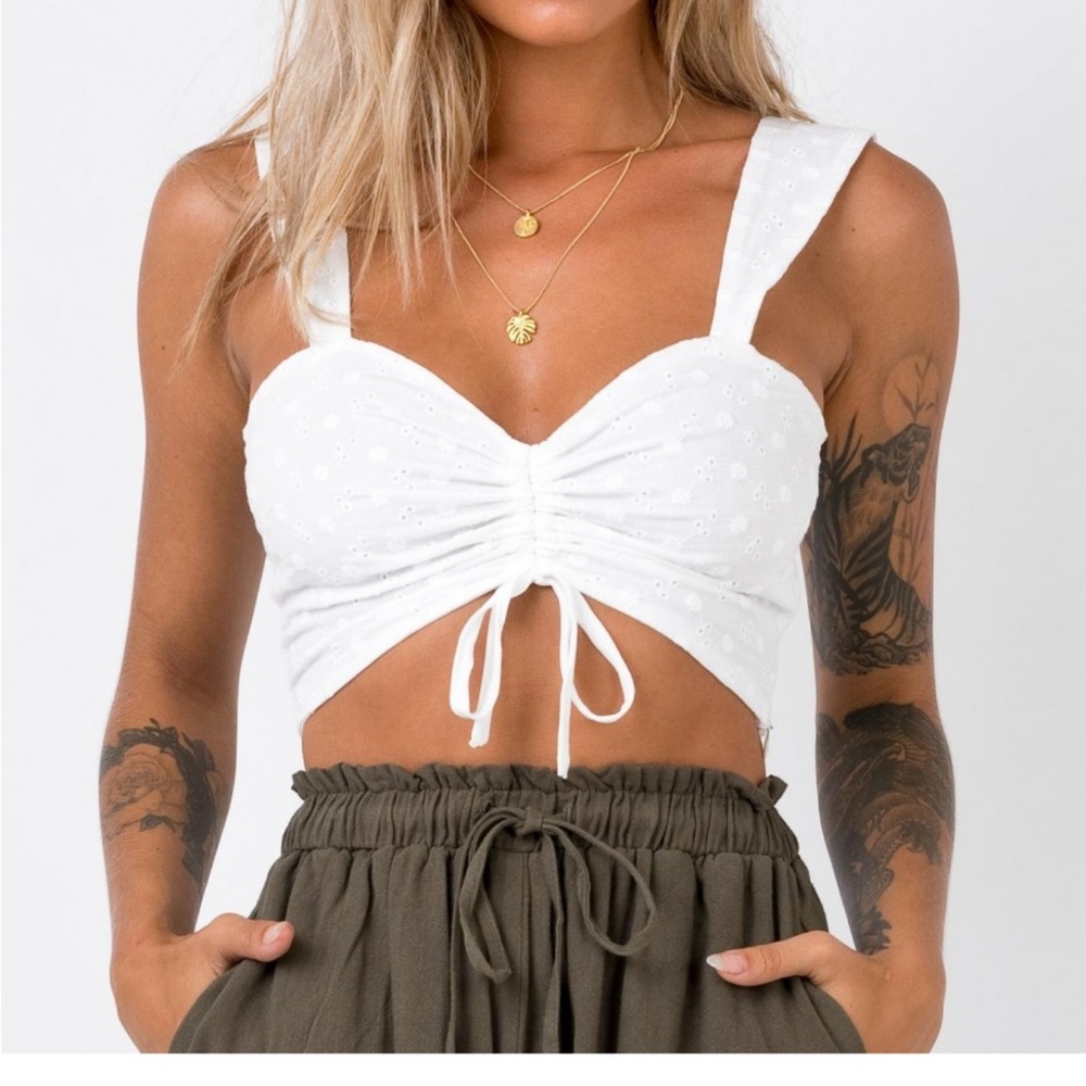 Princes Polly ini crop top